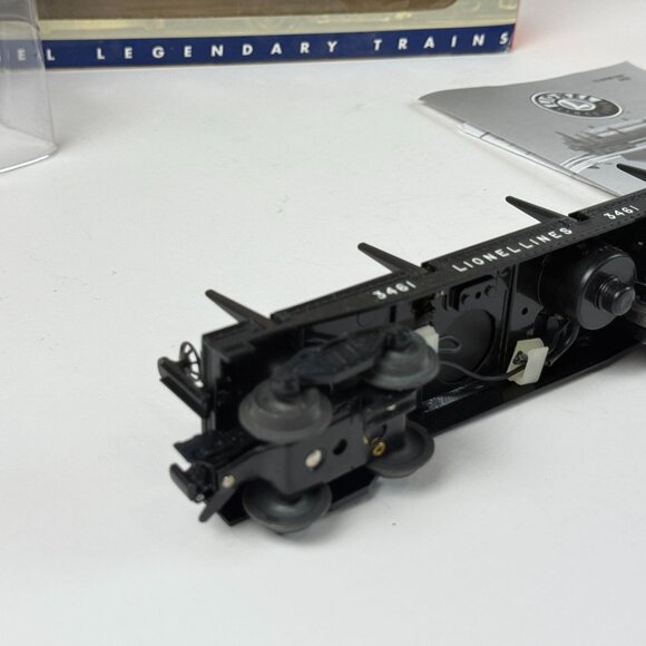 Lionel Postwar Celebration Series 3461 Operating Log Dump Car 2001 Edition - Picture 6 of 10